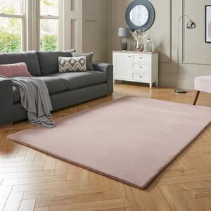 Faux Fur Supersoft Lush Rug Supersoft Blush