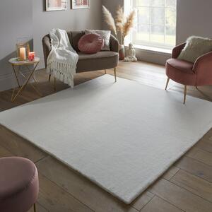 Supersoft Faux Fur Square Rug Supersoft Ivory