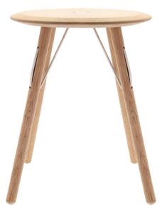 Villa Collection Barv side table 55xØ45 cm Untreated solid oak