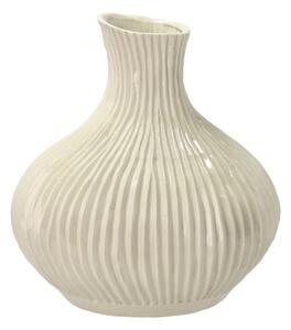 Villa Collection Oak vase 28xØ27 cm Cream white