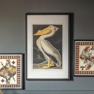 Pelican Framed Art White