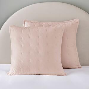 Dorma Adeena Pink Continental Pillowcase Pink
