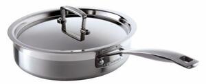 Le Creuset 24cm 3 Ply Stainless Steel Saute Pan With Lid