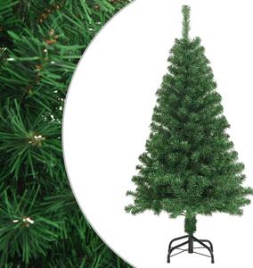 Artificial Christmas Tree with Thick Branches Green 150 cm PVC