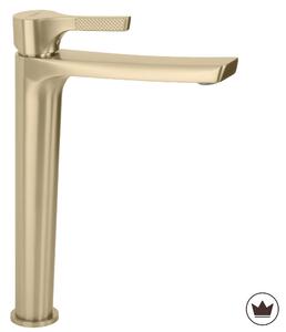 Bathroom faucet PREMIUM Rea Maxim Brush Gold High