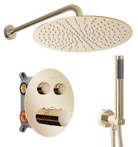 Built-in shower set Rea LUNGO GOLD BOX