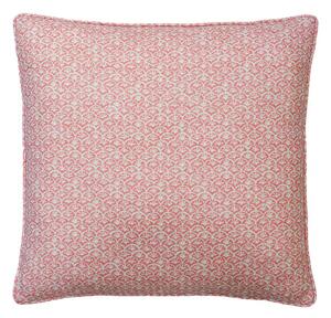 Daisy Geranium, Sustainable Feather, Cushion, 55cm x 55cm - Andrew Martin Linen & Linen Blend Floral & Small Prints