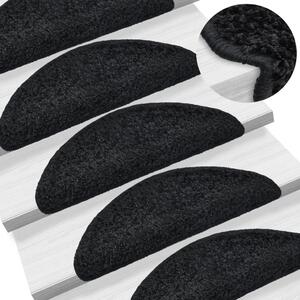 Stair Mats 10 pcs 65x21x4 cm Black