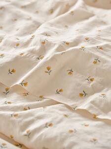 Honey Posy Bud Linen Blend Flat Sheet | Double | Piglet in Bed