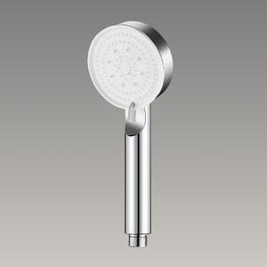 Showery® 5 Modes High Pressure Shower Head - Black, Without Stop Button / Silver