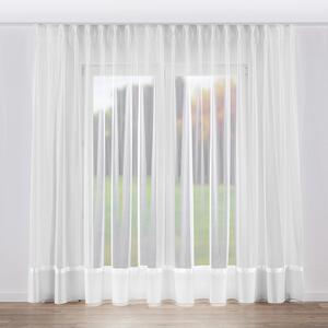 Net curtain with double pinch pleat