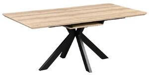 Malone Small Wooden Extending Dining Table In Oak