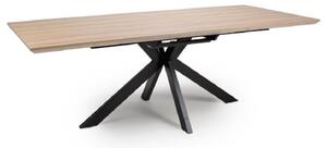 Malone Large Wooden Extending Dining Table In Oak