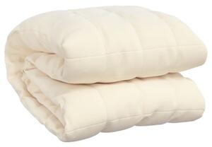 Weighted Blanket Light Cream 120x180 cm 5 kg Fabric