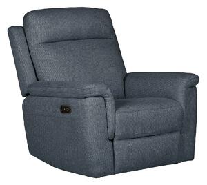 Baraboo Fabric Electric Recliner Chair In Azul