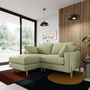 Apollo weave Corner Chaise Sofa Multiweave Soft Green