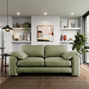 Magnus Vintage Soft Chenille 3 Seater Sofa Vintage Chenille Soft Green