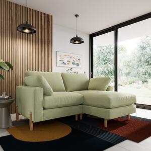 Apollo weave Corner Chaise Sofa Multiweave Soft Green