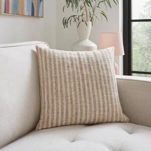 Jacquard Stripe Cushion Natural
