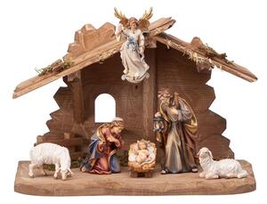 Tyrolean Nativity scene with 6 figurines RA