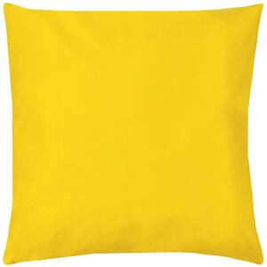 Plain Outdoor 55cm x 55cm Filled Cushion Yellow