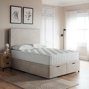 End Opening Ottoman Bed Grey