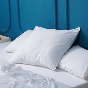 Ackly Bamboo - White Pillowcases Pair, Square