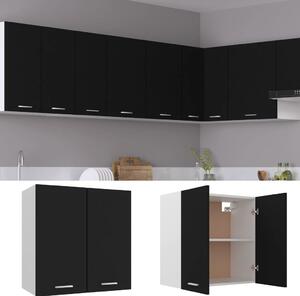 Hanging Cabinet Black 60x31x60 cm Engineered Wood