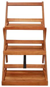 3-Tier Plant Stand 50x63x80 cm Solid Acacia Wood