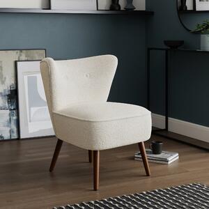 Eliza Boucle Cocktail Chair Ivory