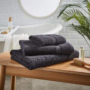 Black Luxury Organic Cotton Towel Black (2)