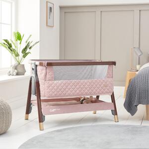 Tutti Bambini CoZee Luxe Bedside Crib Pink