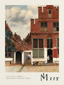 Fine Art Print The Little Street - Johannes Vermeer, (30 x 40 cm)