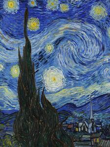 Fine Art Print The Starry Night (Portrait Edition) - Vincent van Gogh, (30 x 40 cm)