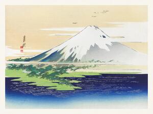 Fine Art Print Fuji (Vintage Japandi Mountain Landscape) - Ogata Gekko, (40 x 30 cm)