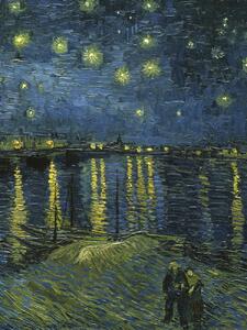 Fine Art Print Starry Night over the Rhone (Portrait Edition) - Vincent van Gogh, (30 x 40 cm)