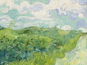 Fine Art Print Green Wheat Fields - Vincent van Gogh, (40 x 30 cm)