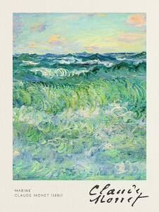 Fine Art Print Marine - Claude Monet, (30 x 40 cm)