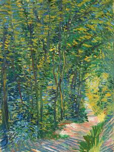 Fine Art Print A path in the woods (Vintage Landscape) - Vincent van Gogh, (30 x 40 cm)
