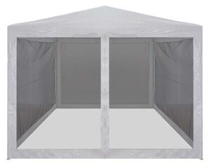 Party Tent with 4 Mesh Sidewalls 3x3 m