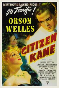 Fine Art Print Citizen Kane, Orson Welles (Vintage Cinema / Retro Movie Theatre Poster / Iconic Film Advert), (26.7 x 40 cm)