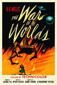 Fine Art Print The War of the Worlds, H.G. Wells (Vintage Cinema / Retro Movie Theatre Poster / Iconic Film Advert), (26.7 x 40 cm)
