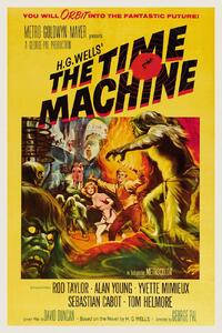 Fine Art Print Time Machine, H.G. Wells (Vintage Cinema / Retro Movie Theatre Poster / Iconic Film Advert), (26.7 x 40 cm)