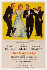 Fine Art Print High Society with Bing Crosby, Grace Kelly & Frank Sinatra, (26.7 x 40 cm)