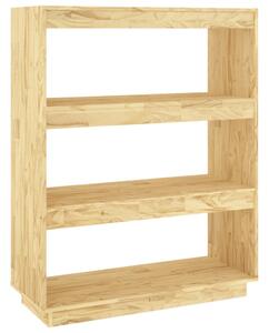 Book Cabinet/Room Divider 80x35x103 cm Solid Pinewood