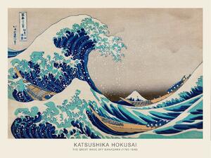 Fine Art Print The Great Wave off Kanagawa (Japanese) - Katsushika Hokusai, (40 x 30 cm)
