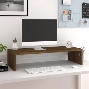 Monitor Stand Brown Oak 60x23.5x12 cm Engineered Wood