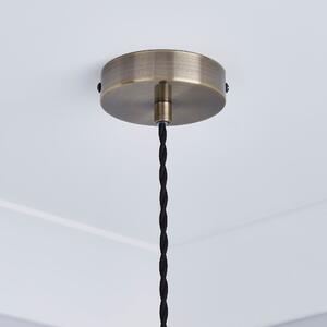 Rio Voyager 1 Light Pendant Ribbed Glass Ceiling Fitting Silver