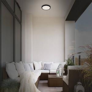 Briloner Runa LED ceiling light, starry sky, black