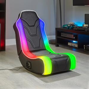 X Rocker Chimera 2.0 Stereo Audio Gaming Chair with Vibrant LED Light Black